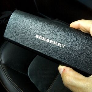 Burberry Black Glasses Case
